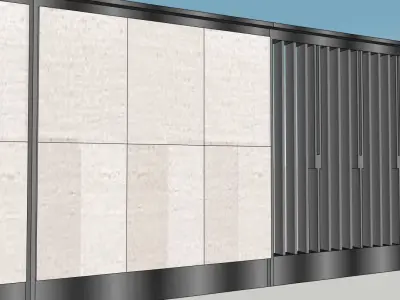 Exterior Fence Sketchup model 3D model
