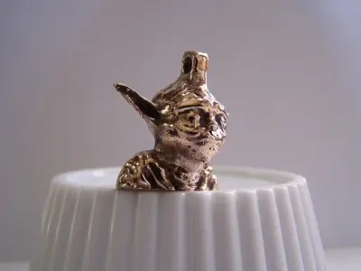 Yet Another Yoda - Keychain Charm for Casting Free 3D print model