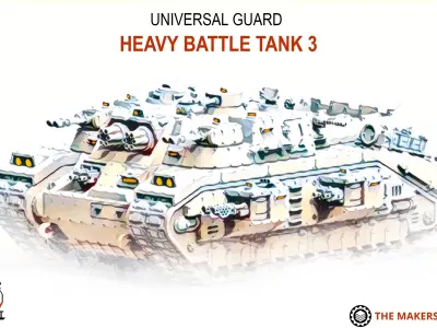 Universal Guard - Heavy Battle Tank 3 3D print model