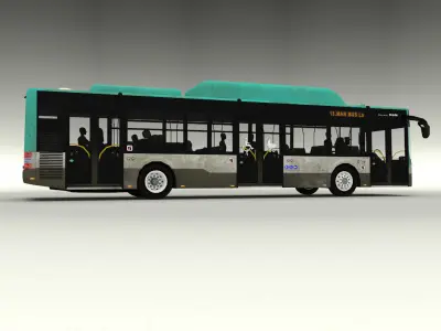MAN Lion s City Bus Low-poly 3D model