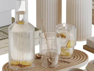 Decorative Set-01 3D model