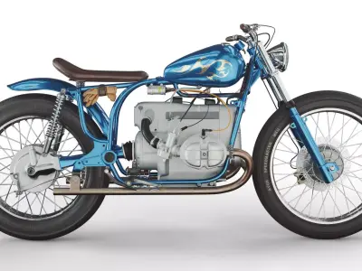 Motorcycle cafe racer 3D model