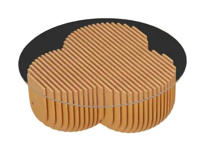 Parametric coffee table 13 3D model
