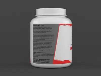 Protein Powder 3D model
