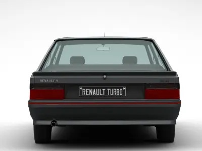 Renault 9 Turbo 3D model