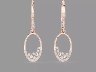  Diamond Drops  3D print model