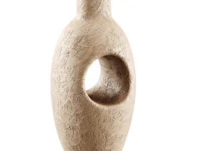 Vase decor Low-poly 3D model