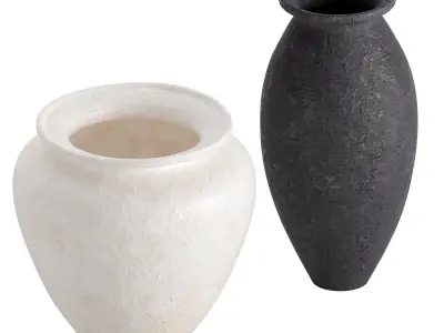 Kyoto Ceramic Vase 3D model