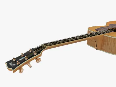 Gibson J-200 Guitar 3D model