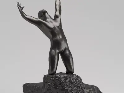 Auguste Rodin The Prodigal Son 3D model