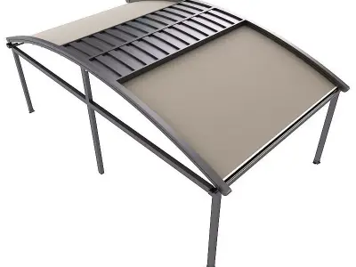 Motorized Pergola 2a 3D model