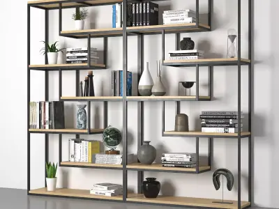  shelving loft 3D model