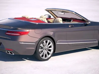 Mercedes-Benz S-Class Cabriolet 2018 3D model