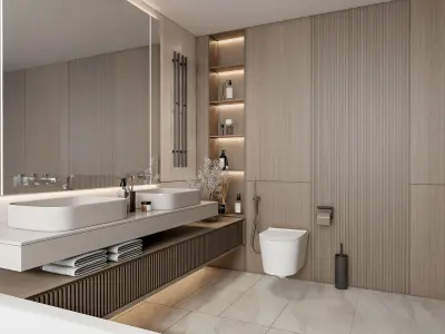 Bathroom 100  3D model