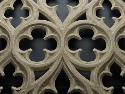 Paneling belonging to Carlisle Cathedral  1842 V2 3D model