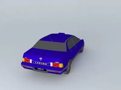 Dragrace Delta Laguna 1.8R Free 3D model