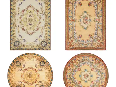 Rugs No 42 Low-poly 3D model