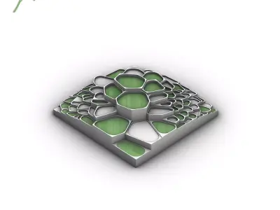 Grasshopper  EX 27  Evaluate surface  Voronoi 3D model