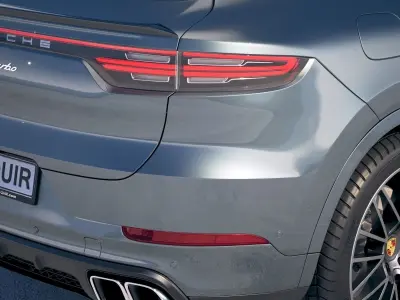 Porsche Cayenne Turbo Coupe 2020 3D model