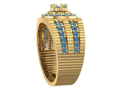 semiRolex ring 3D print model