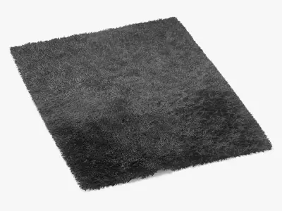Mayson Black Rug 3D model