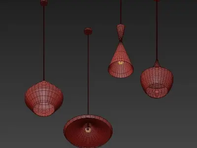 Industrial Fool Lamp 3D model