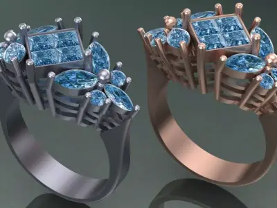 jewelry ring7 3D print model