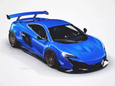 McLaren 650s Liberty Walk LB 3D model