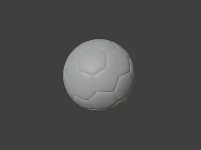 Soccer Football Low-poly Free low-poly 3D model