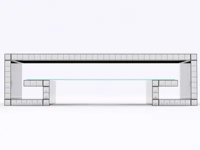 Francesco Molon T502 coctaile table COFFRE CHONOIS 3D model