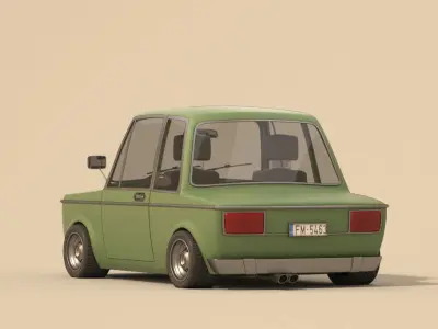 Cartoon car 3D model by saladino