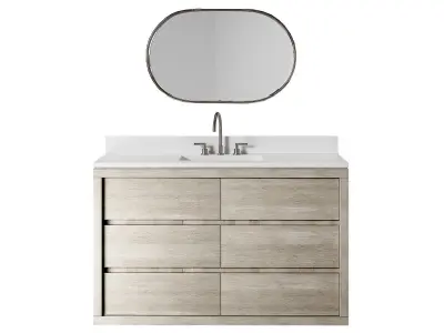 Bathroom vanity Potterybarn Cayman 3D model