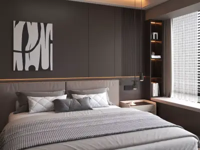 Bedroom interior 16 3D model