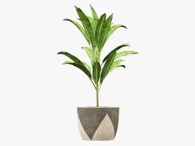 Plant artificial 04 3D model