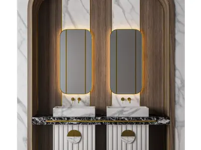 Luxury Bathroom 116 3D model
