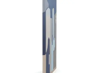 Citala Canvas Wall Art Renwil PBR 3D model