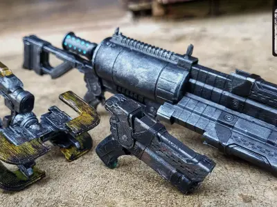  Dead Space - 1 6 Scale Weapon Bundle 3D print model