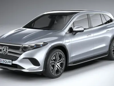 Mercedes-Benz EQS SUV Base 2023 3D model