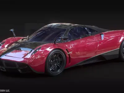 Transformers AOE Pagani Huayra Stinger 3D model