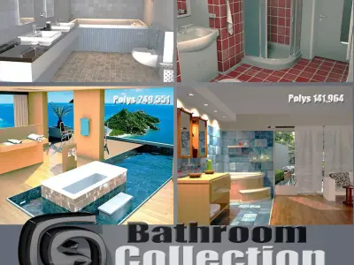 Bathroom collection 3D model