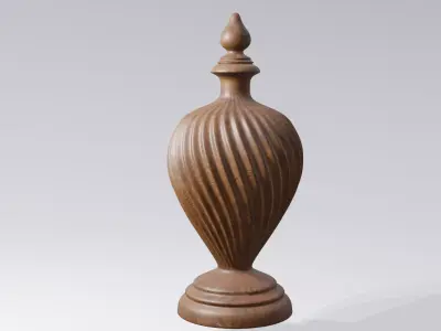 Wooden finial   3D print model