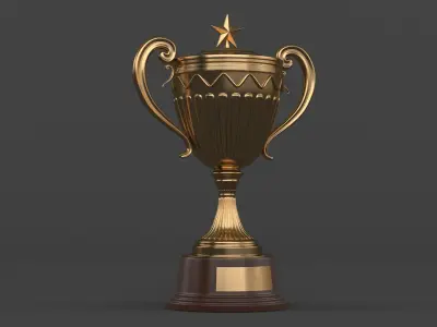 Trophy Cup 3D model 22