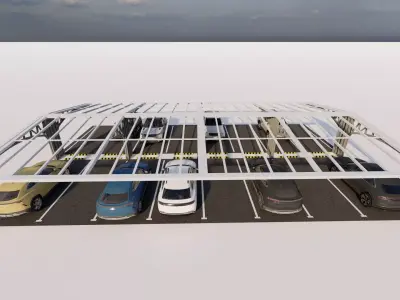Parking-Parking Lot 3D model