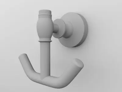 Towel Hook 3D model