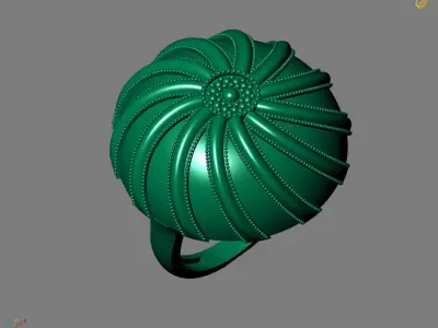 Women Plain Ring Ready STL Models Womens Ring 3d models 3D print model