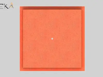 Elegant rectangular flower pot mold 3D print model