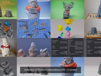 Collection of Christmas decorations 2022