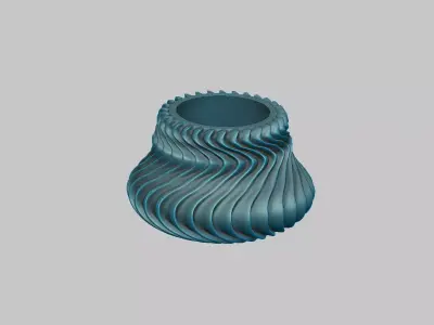 vase pot planter 3d print c01  3D print model purchase