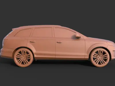 Audi Q7 2012 3D print model