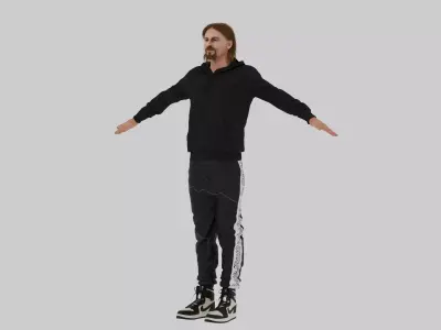 Casual Male Rigged 3d Character 3D model